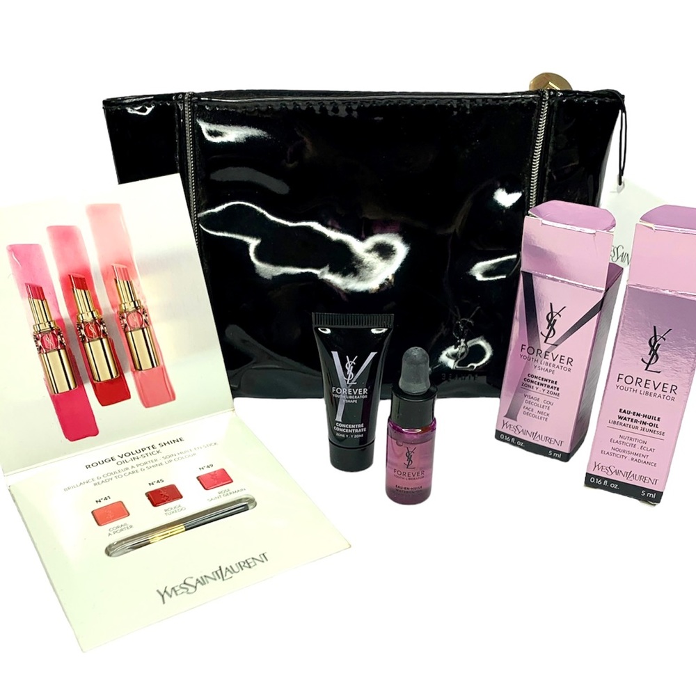 YSL cosmetic bag 4 piece bundle